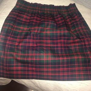 J. Crew Plaid Skirt